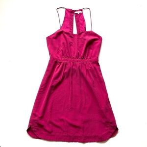 Madewell 2 Pink Silk Daylight Sleeveless Spaghetti Strap Sheath Dress